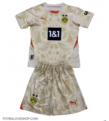 Borussia Dortmund Brankářské Dětské Domácí Dres 2024-25 Krátký Rukáv (+ trenýrky)